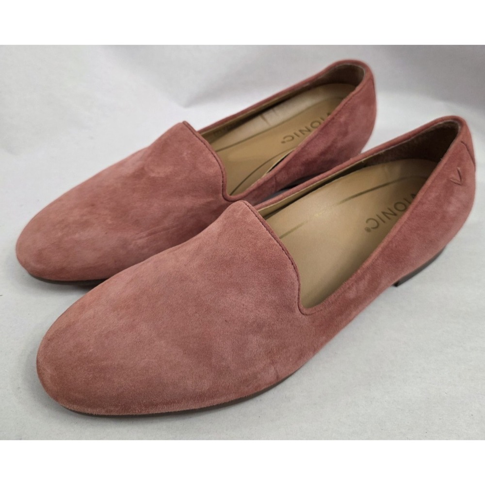 Vionic (Sz 7) Willa Tiger Print Flat Slip On Loafers Womens Suede Capsule